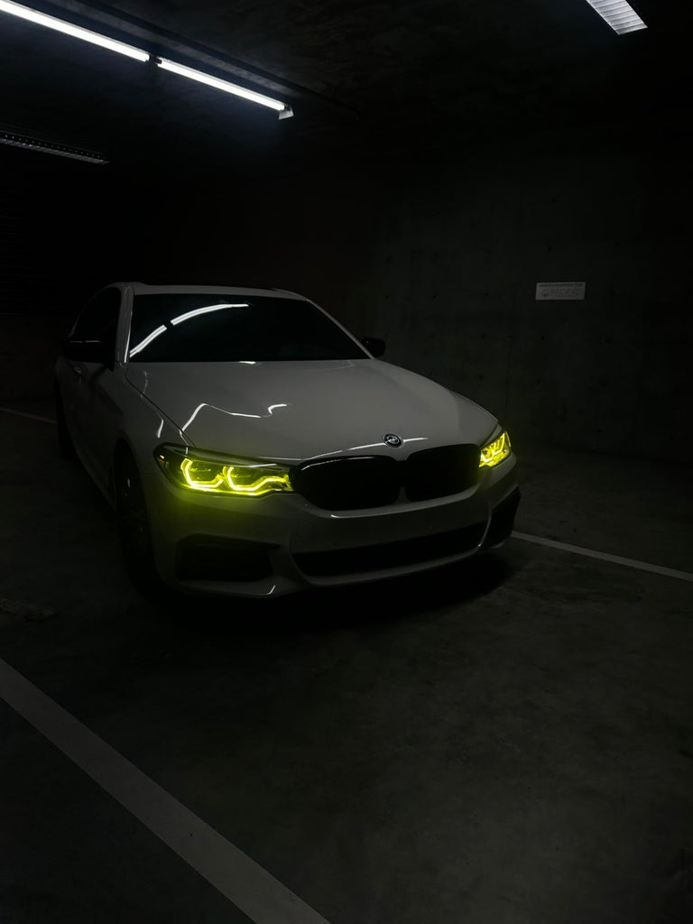 Yellow DRL Angel Eyes Adaptive LED Module For BMW G30 G31 F90 M5 Headlights