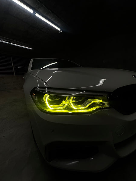 Yellow DRL Angel Eyes Adaptive LED Module For BMW G30 G31 F90 M5 Headlights