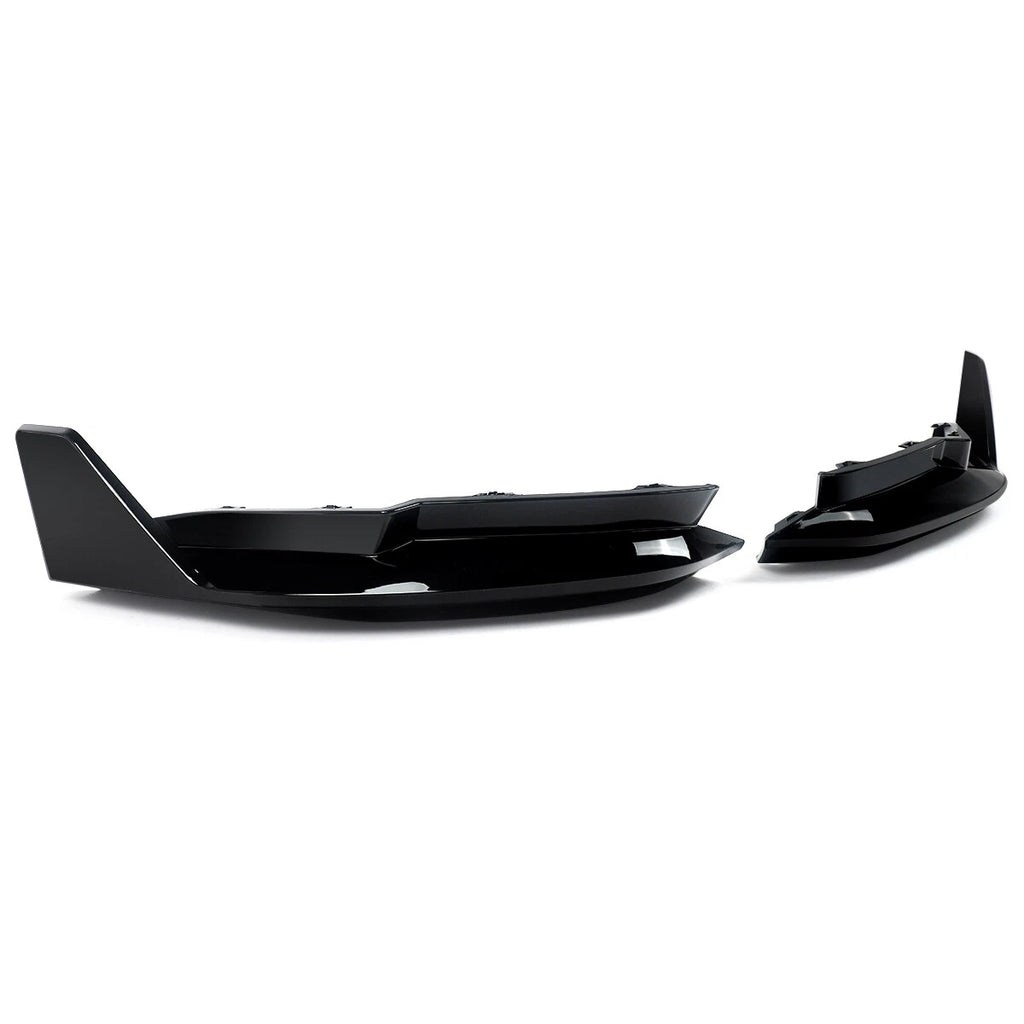 Gloss Black MP Style Rear Bumper Diffuser Splitters For BMW G80 M3 Performance