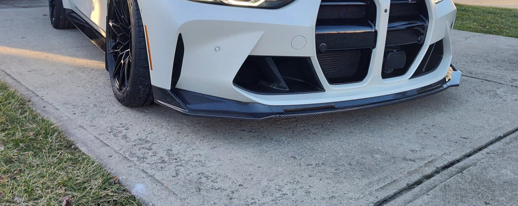 BMW G80 M3 G82 M4 2021-2025 Gloss Carbon Fiber Splitter